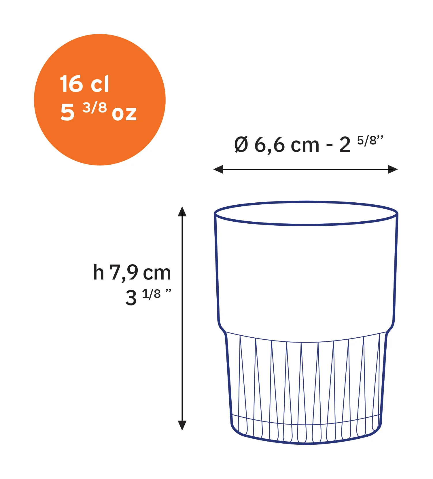 Empilable - Verre Transparent 16cl (lot de 6) - Image 5