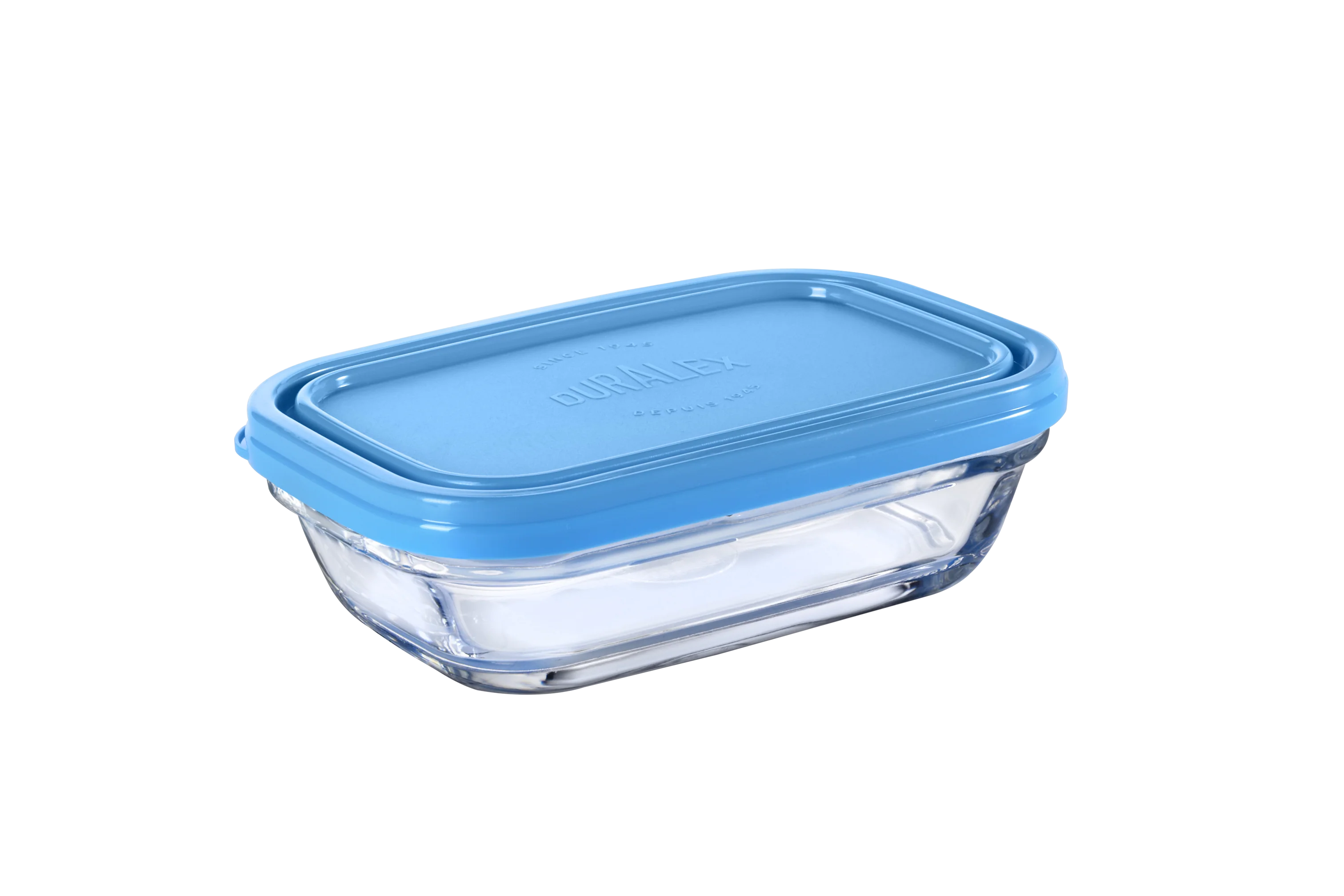 Freshbox - Boite de conservation rectangulaire couvercle bleu 39cl - Image 3