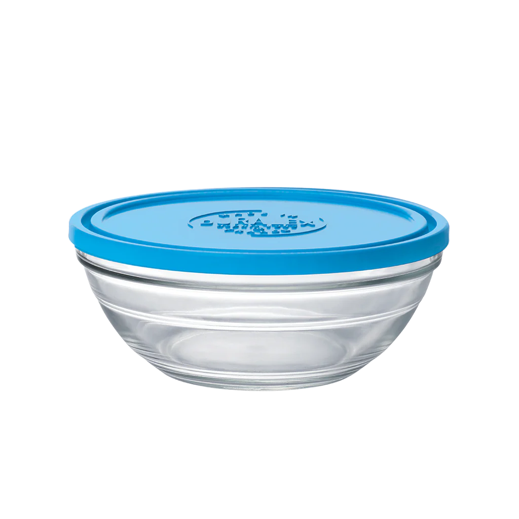 Freshbox - Boite de conservation ronde couvercle bleu 1,59L - Image 3