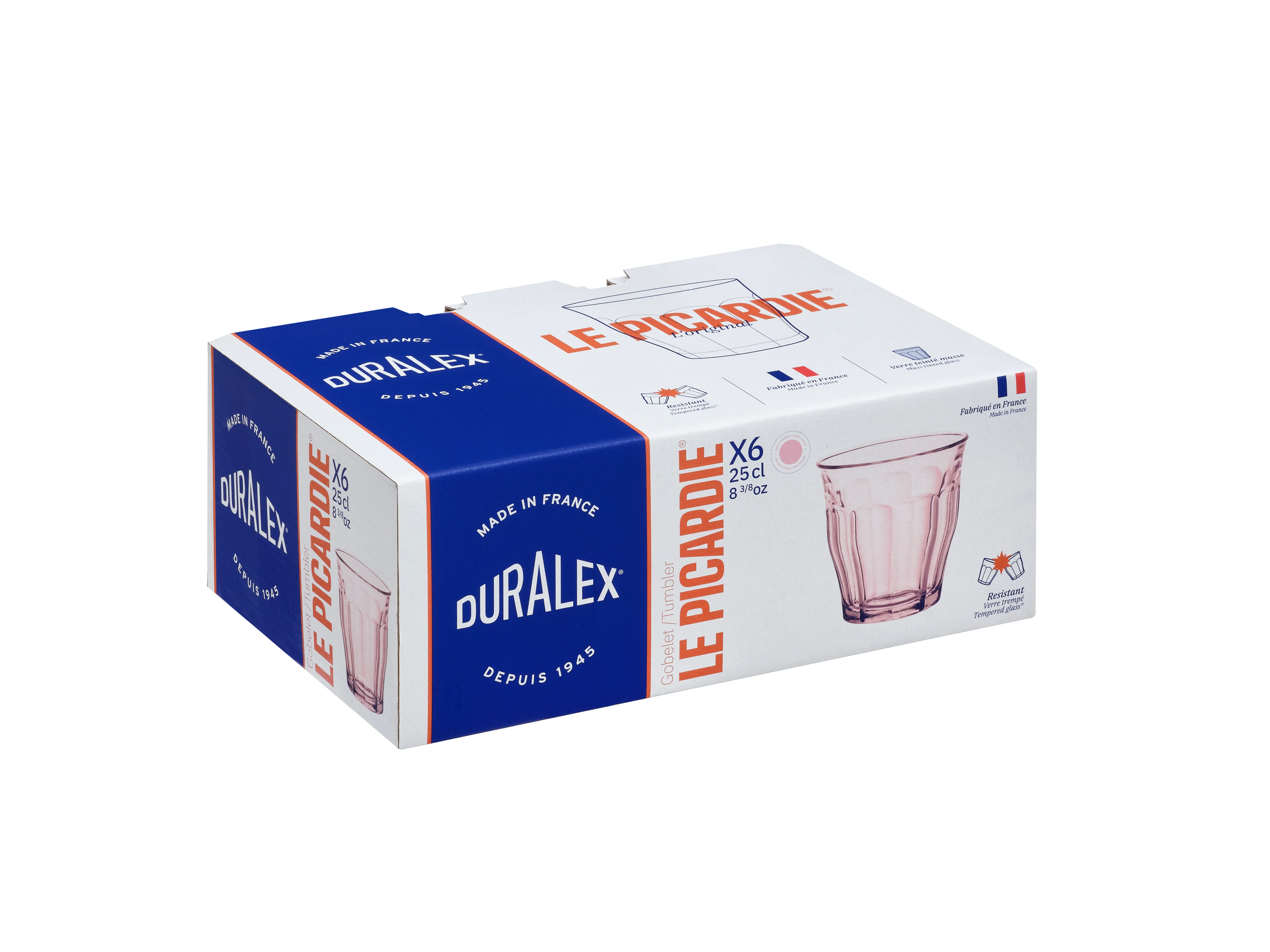 Le Picardie - Verre à eau - Rose 25cl (Lot de 6) - Image 3