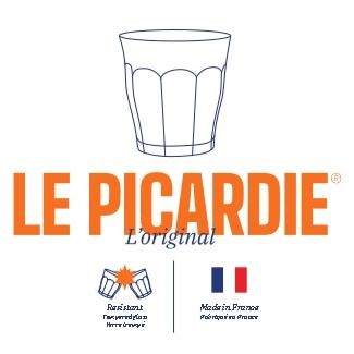 Le Picardie - Verre à eau - Rose - 25cl (Lot de 4) - Image 4