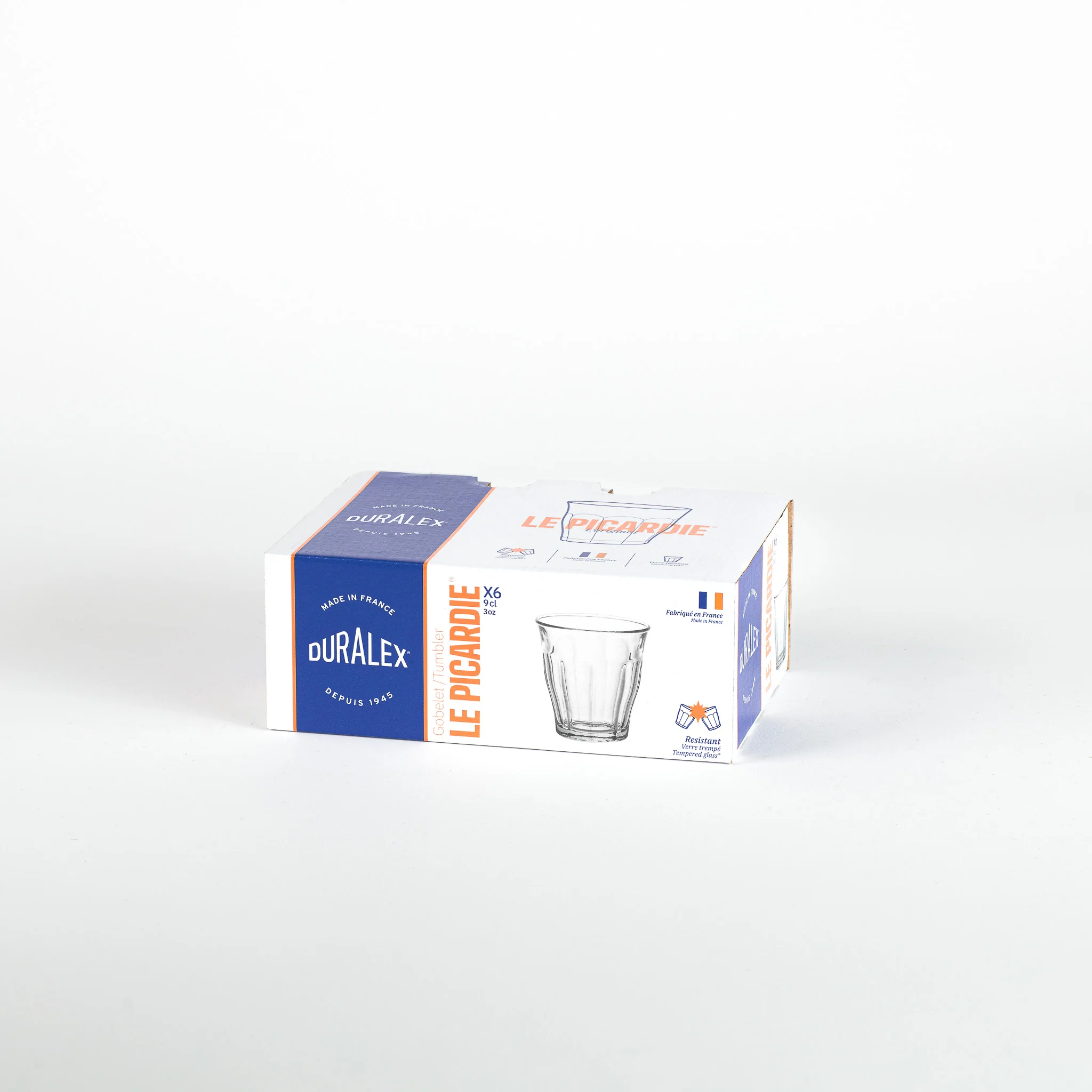 Le Picardie - Verre transparent 9cl -  (Lot de 6) - Image 4