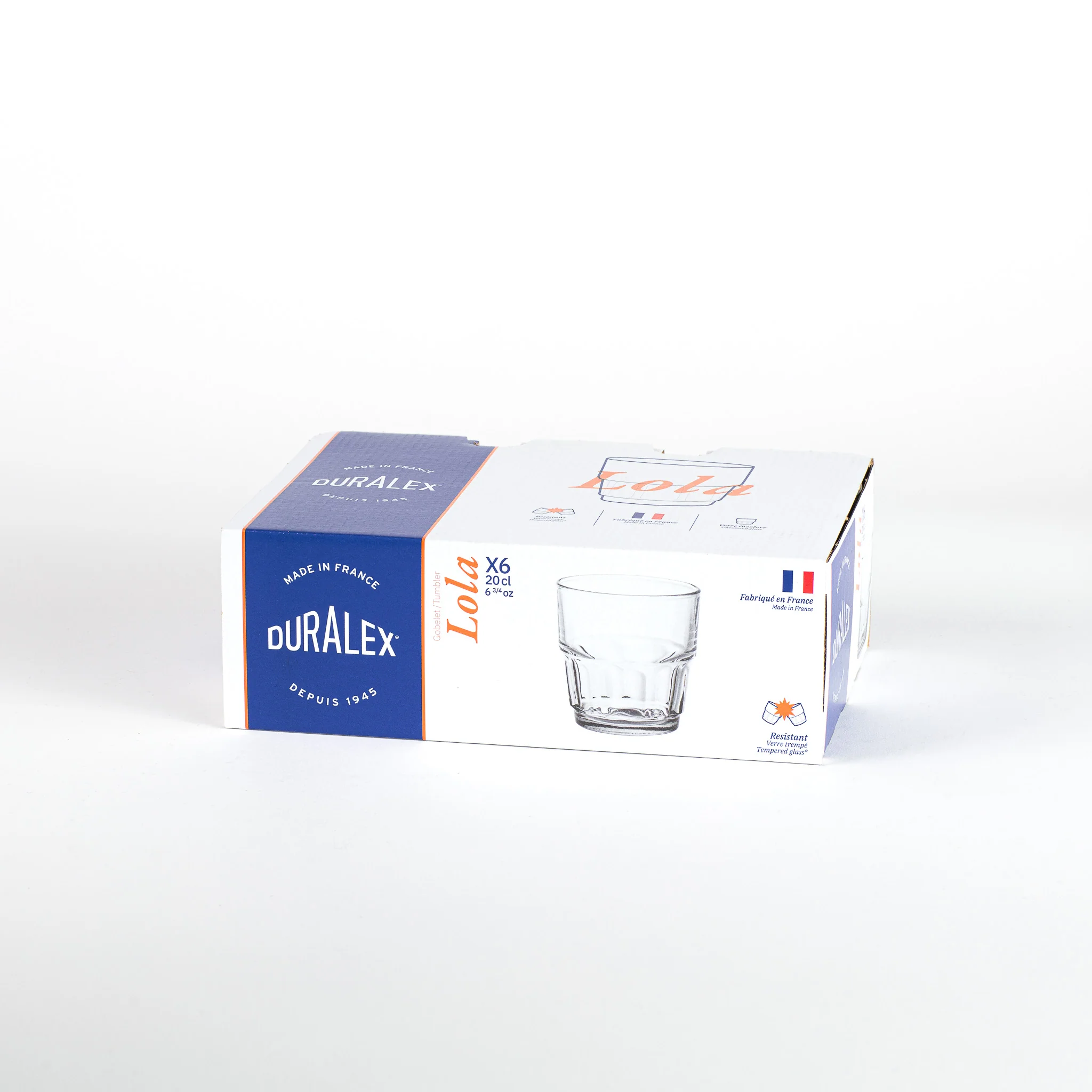 Lola - Verre transparent 20cl (Lot de 6) - Image 5