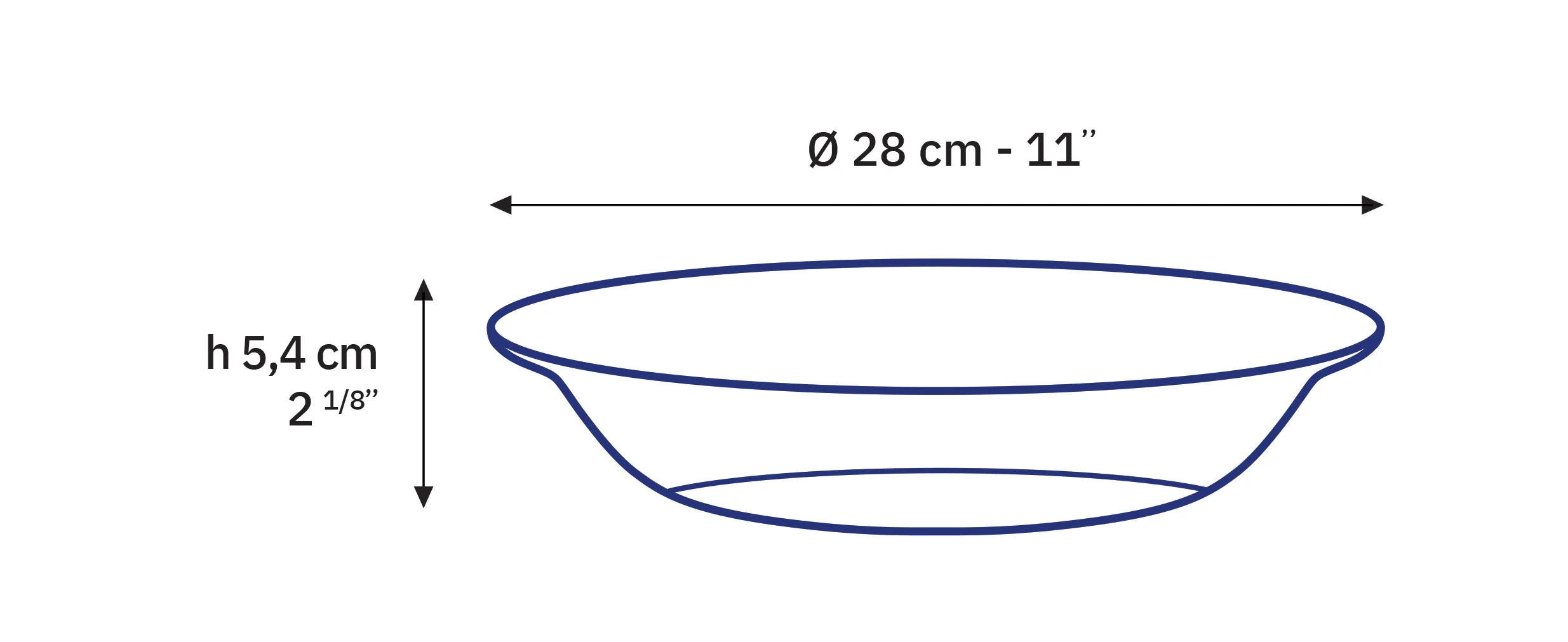 Lys - Plat de service - vermeil -  28cm - Image 4