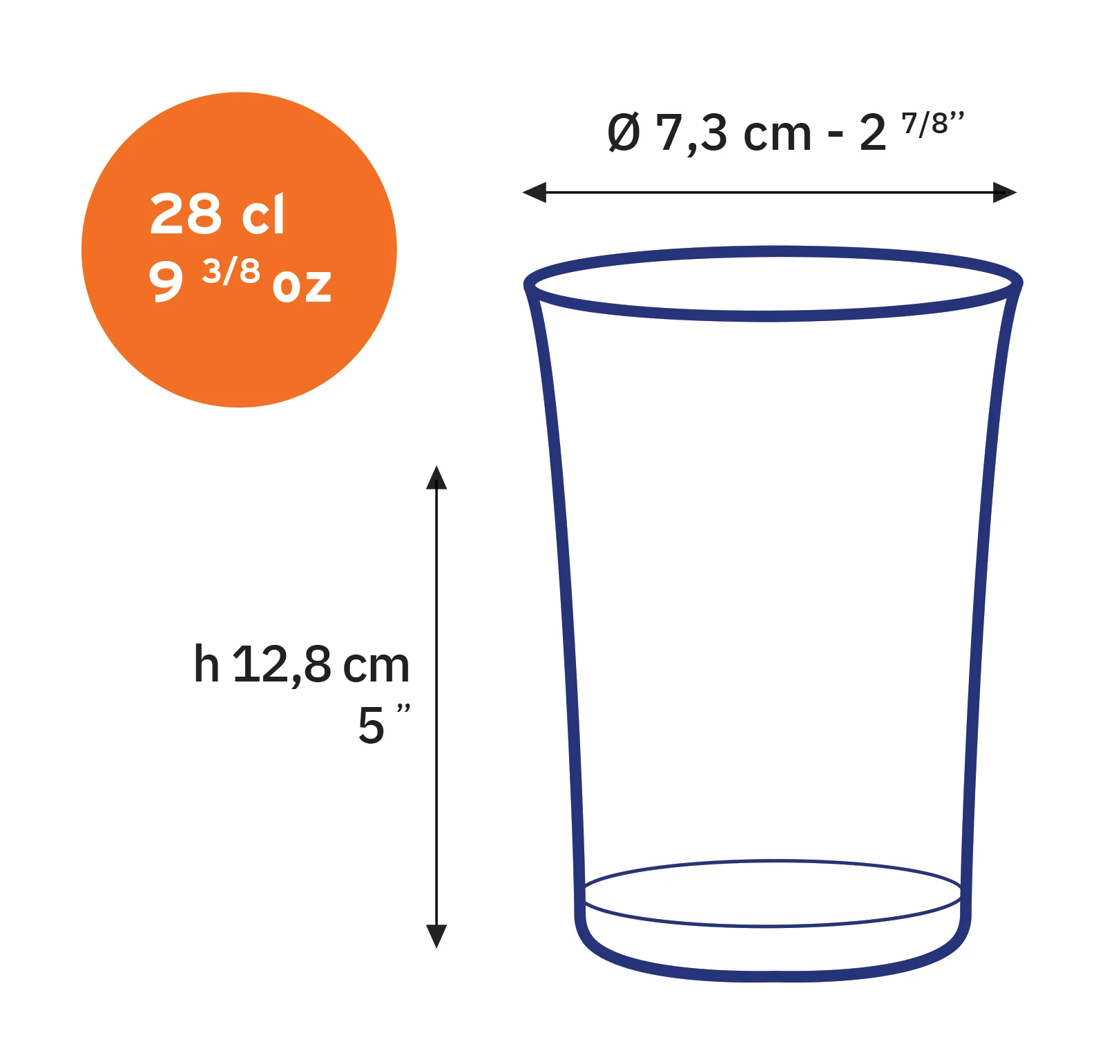 Lys - Verre Vermeil 28 cl (Lot de 6) - Image 3