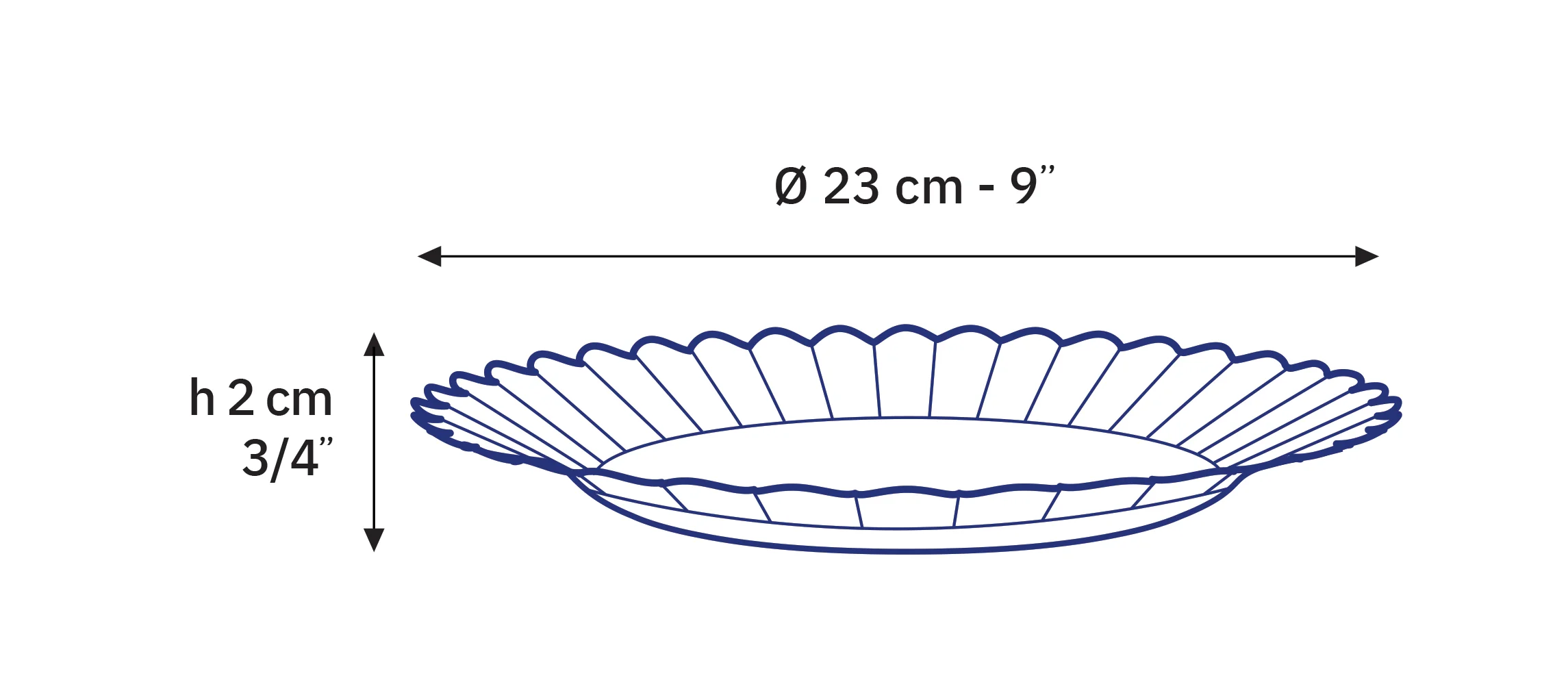 Picardie - Assiettes x6 - 23cm - Vermeil - Image 3