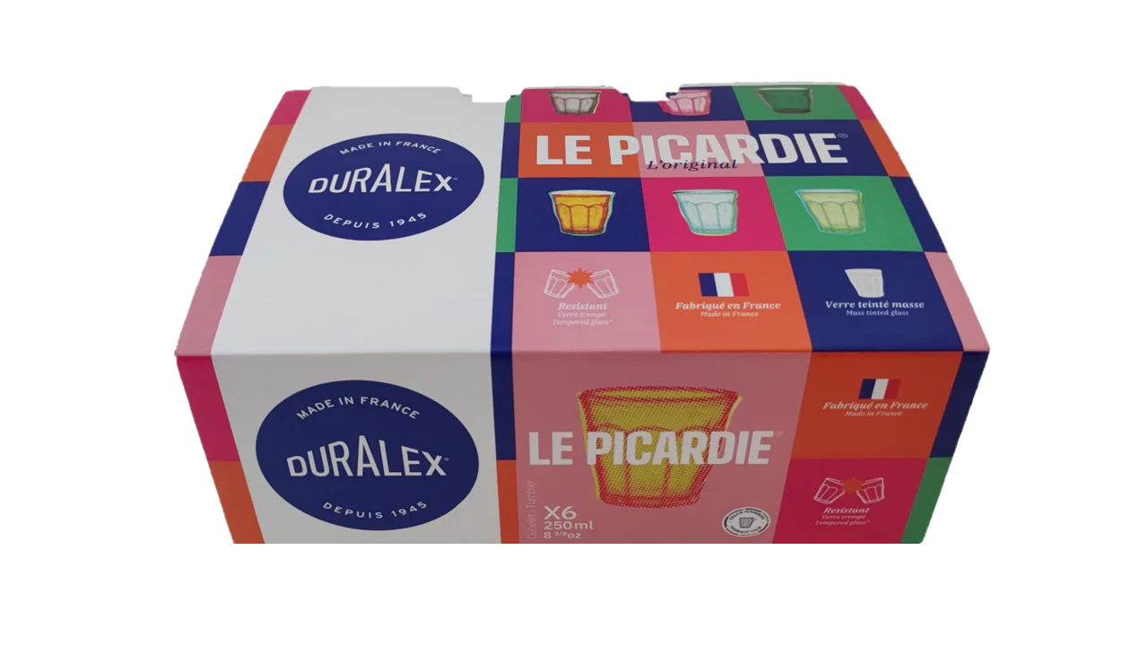Picardie - Verre 25cl x6 - Panaché de 6 couleurs - Image 2