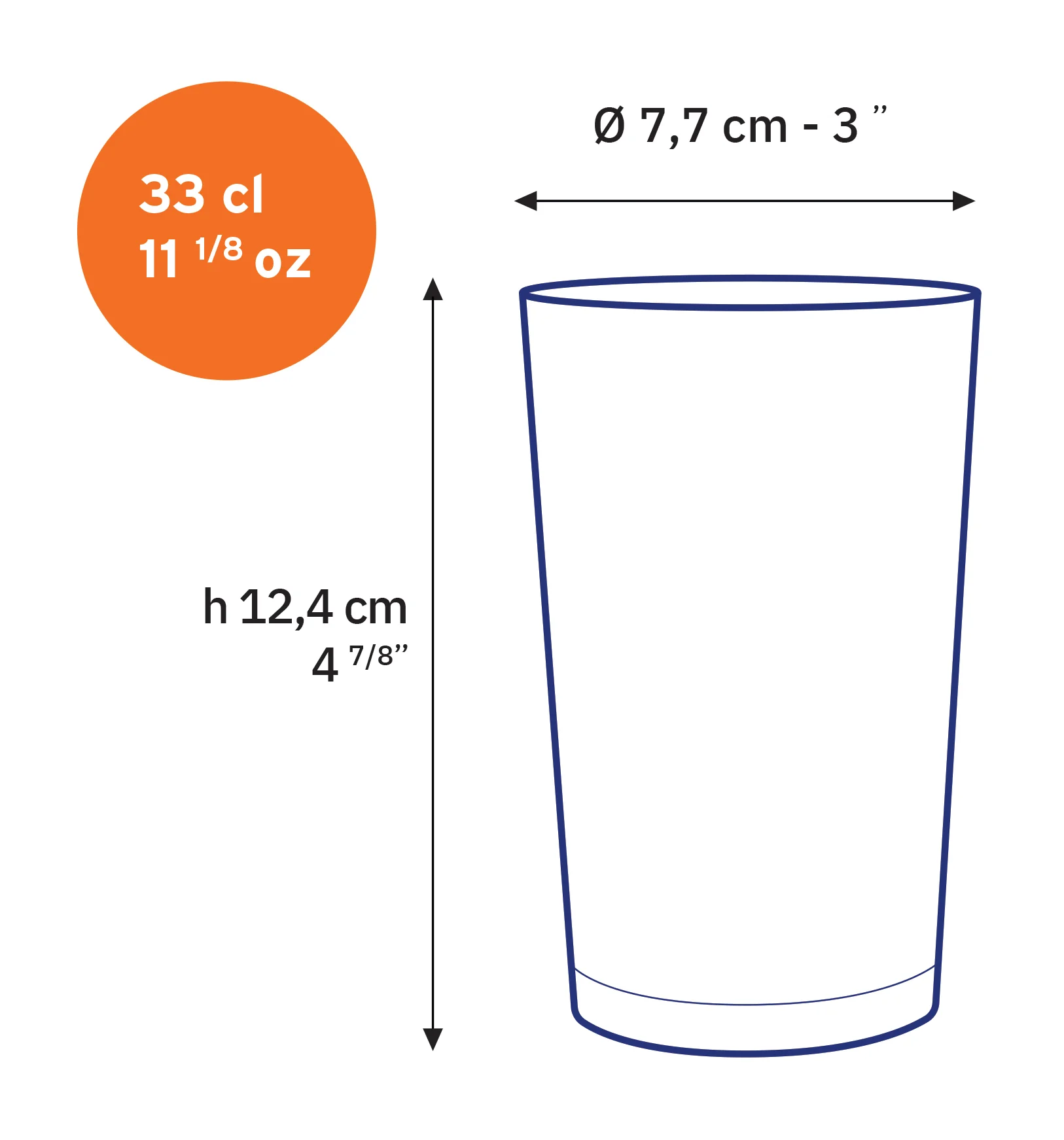 Unie - Verre transparent 33 cl (lot de 6) - Image 4